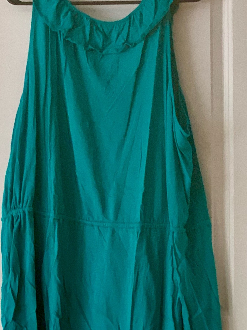 Old Navy Turquoise Ruffle Top - Picture 2 of 3